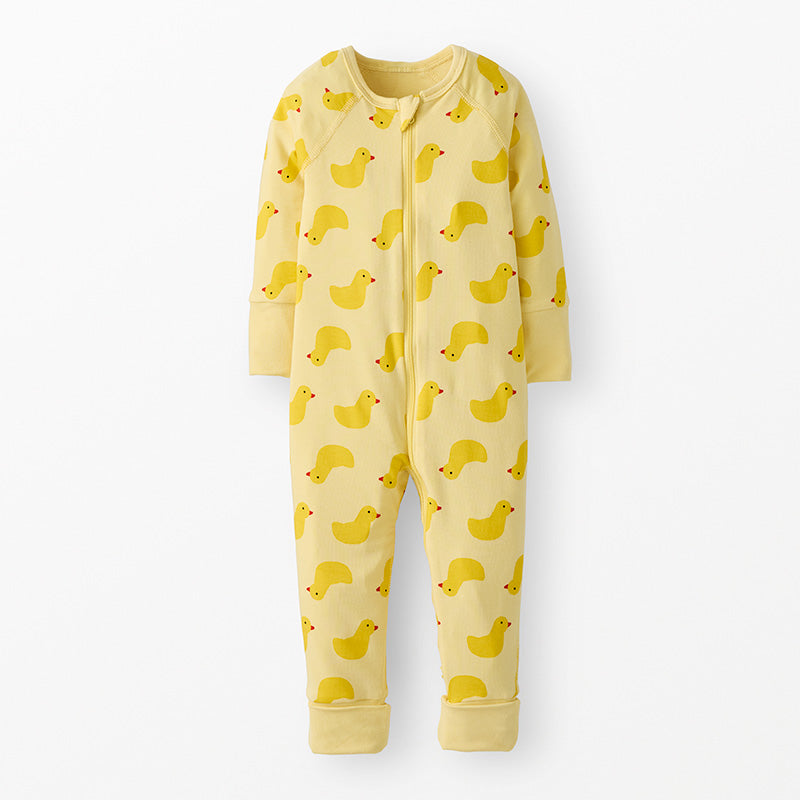 Baby 2-Way Zip Sleeper - Ducks