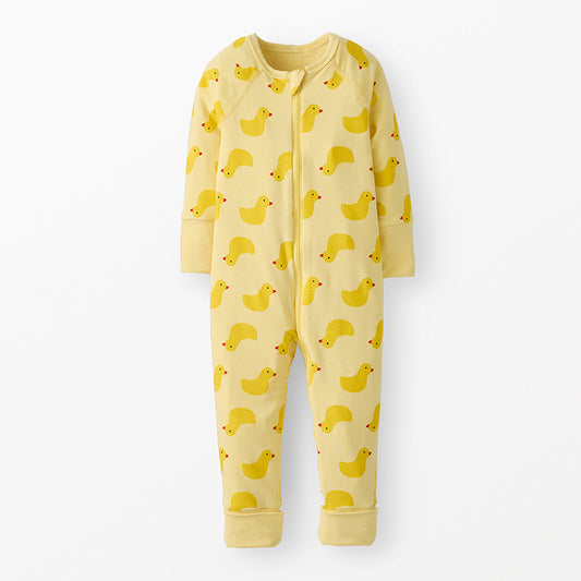Baby 2-Way Zip Sleeper - Ducks