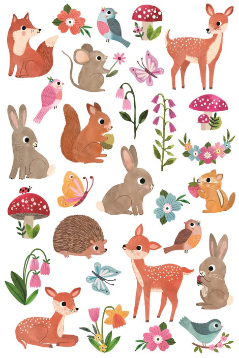 Wodland Friends Temporary Tattoos