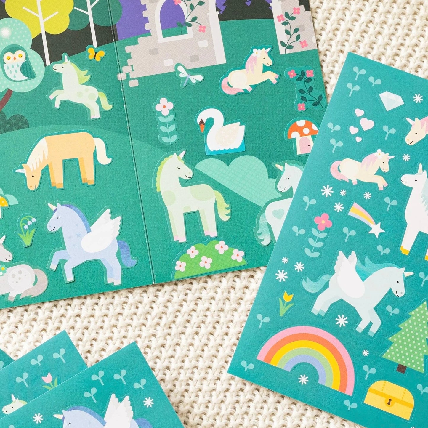 Mini Sticker Set: Unicorn Forest