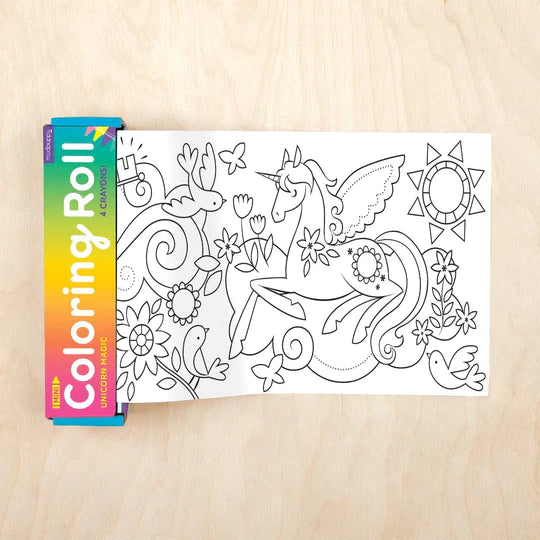 Unicorn Magic Mini Coloring Roll