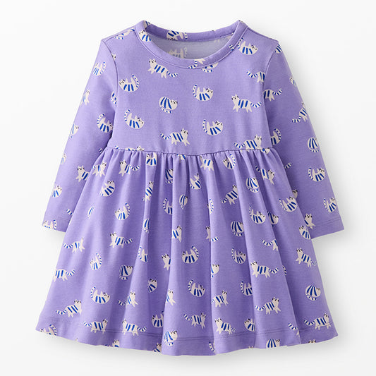 L/S Playtime Dress in HANNASOFT™ - Cute Cats