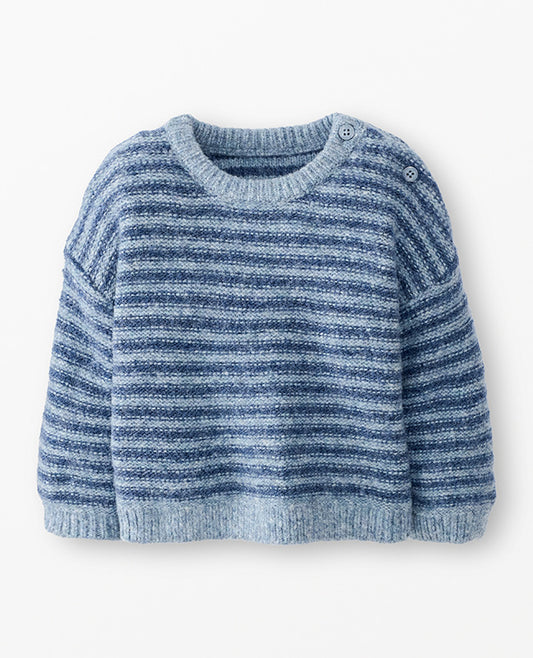 Baby Stripe Pullover Sweater - Blue