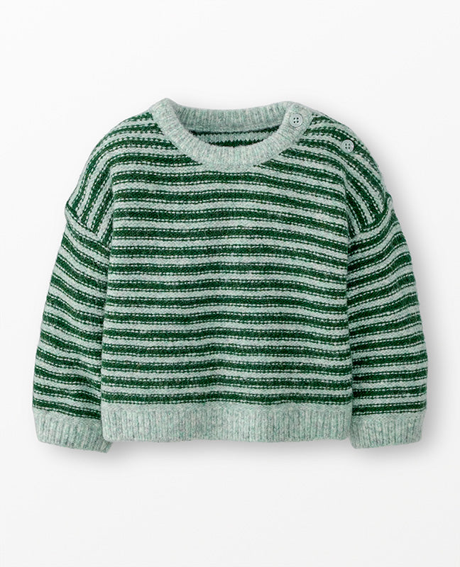 Baby Stripe Pullover Sweater - Green