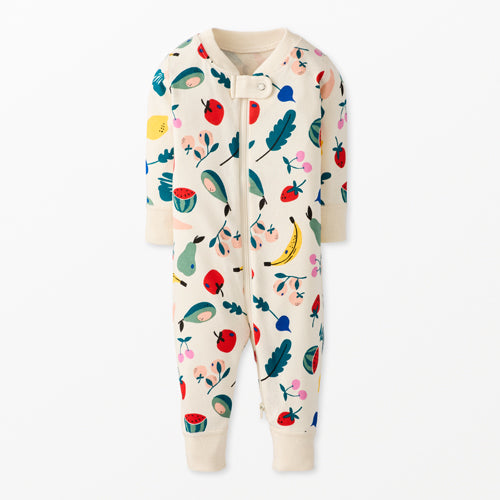 Baby 2-Way Zip Sleeper - Veggies