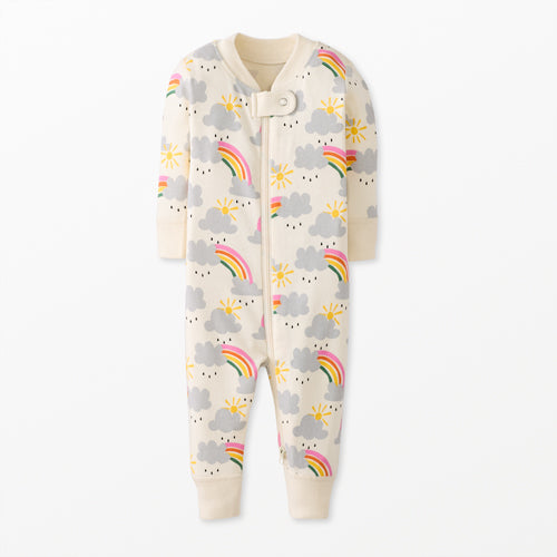 Baby 2-Way Zip Sleeper - Rainbows
