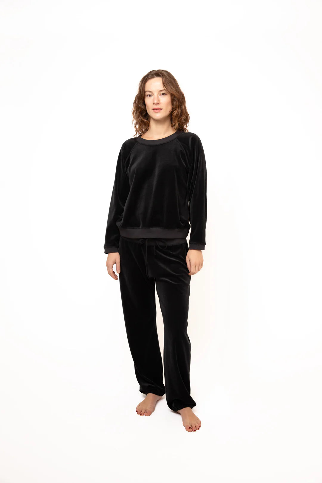 Velour Pants - Black