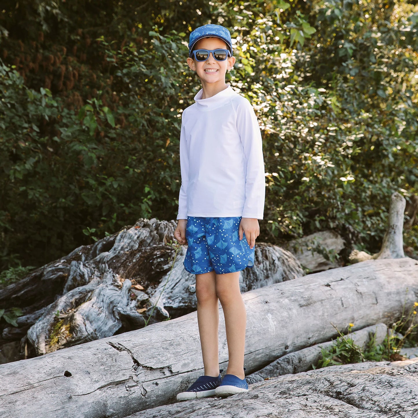 Kids UV Swim Shorts | Manta Ray