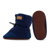 Load image into Gallery viewer, Baby Stay-Put Cozy Booties | Navy
