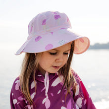 Load image into Gallery viewer, Kids Water Repellent Bucket Hats | Pink Ice Cream
