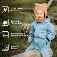 Load image into Gallery viewer, Kids Fleece Animal Hats | Brown Bear

