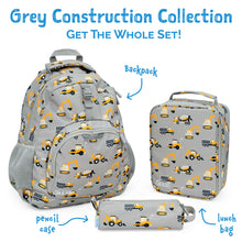 Load image into Gallery viewer, Kids Backpacks | Grey Construction
