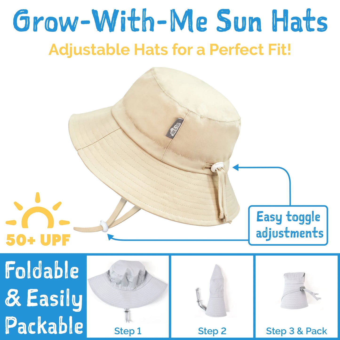 Kids Cotton Bucket Hats | Whale Tales