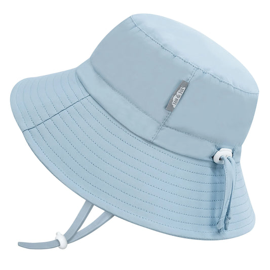 Kids Cotton Bucket Hats | Light Blue
