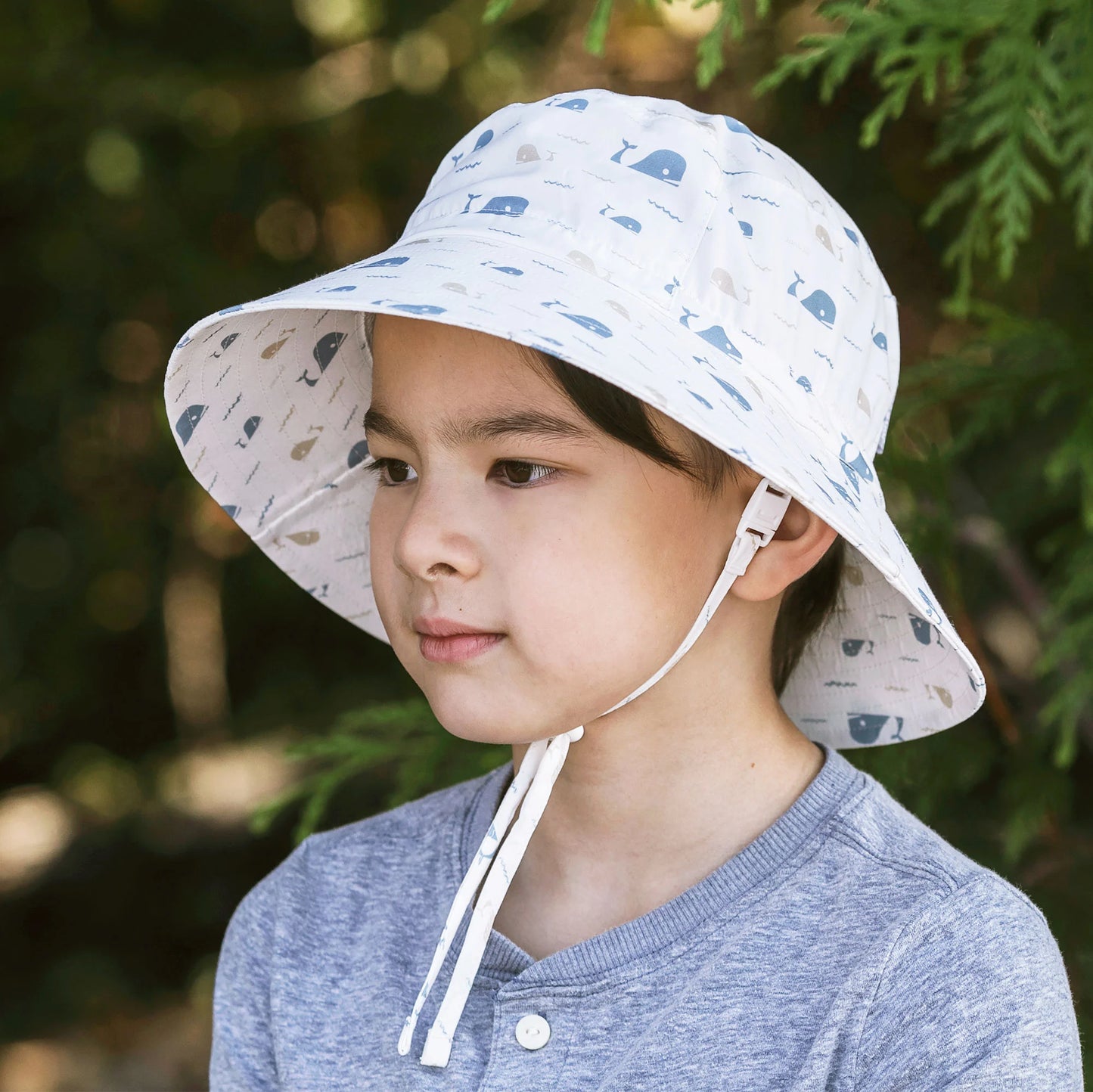 Kids Cotton Bucket Hats | Whale Tales