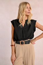 Load image into Gallery viewer, Wide Braided Belt with Buckle - Black
