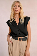Load image into Gallery viewer, Wide Braided Belt with Buckle - Black
