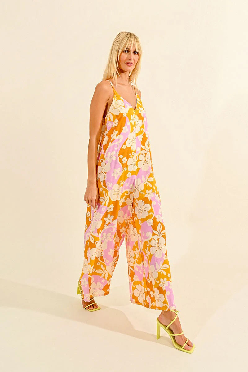 Floral Printed Jumpsuit