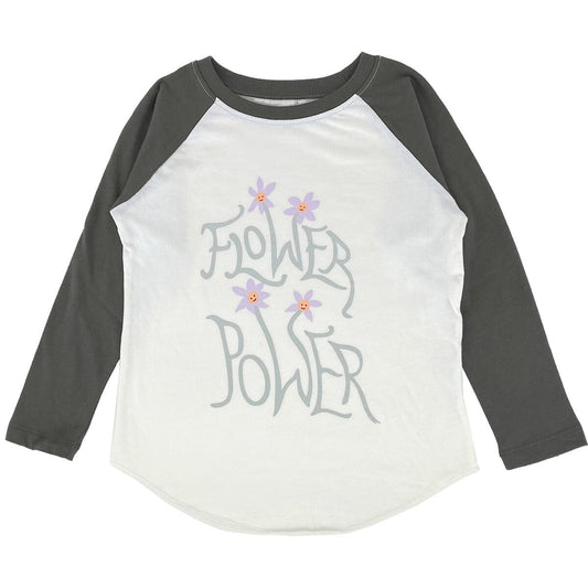 Flower Power Raglan Tee