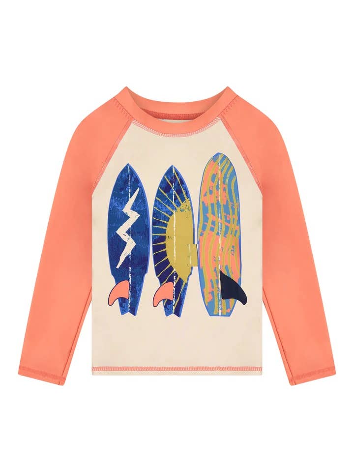 Rashguard Swim Set - Orange Surf