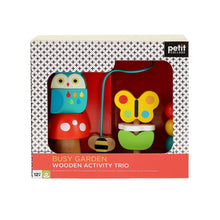 Load image into Gallery viewer, Busy Garden Wooden Activity Trio
