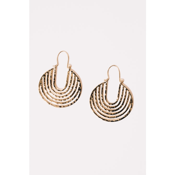 Anjuli Hoop Earrings - 18k Gold Plating