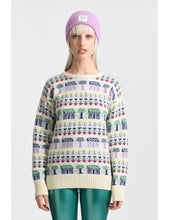 Load image into Gallery viewer, Mixed Print Sweater
