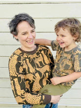Load image into Gallery viewer, Cheetah Allover Print Sweatshirt (kids &amp; baby)
