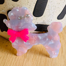 Load image into Gallery viewer, Poodle Acetate Hair Clip
