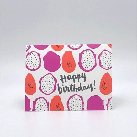 Papaya + Dragon Fruit Birthday