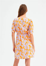 Load image into Gallery viewer, Fruit Print Puffed Sleeve Dress
