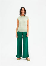 Load image into Gallery viewer, High-Waisted Wide-Leg Trousers - Green
