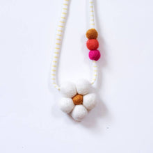Load image into Gallery viewer, Flower Power Wool Necklace (two colors)
