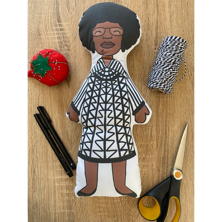 Shirley Chisholm DIY Doll Fabric