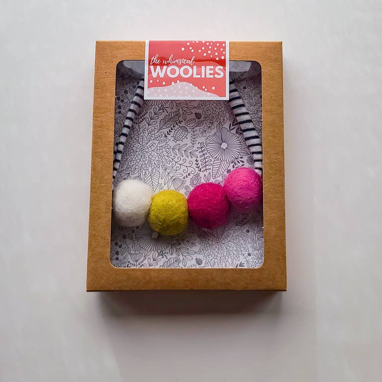 Woolie Ball Necklace (two colors)