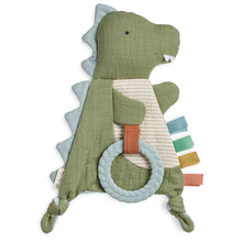 Load image into Gallery viewer, Bitzy Crinkle™ Dino Sensory Toy with Teether
