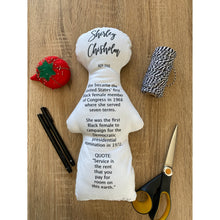 Load image into Gallery viewer, Shirley Chisholm DIY Doll Fabric
