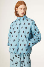 Load image into Gallery viewer, Penguin Print Quilted Bomber Jacket
