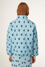 Load image into Gallery viewer, Penguin Print Quilted Bomber Jacket
