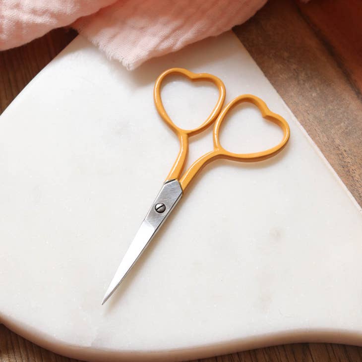 Heart Embroidery Scissors (several colors)