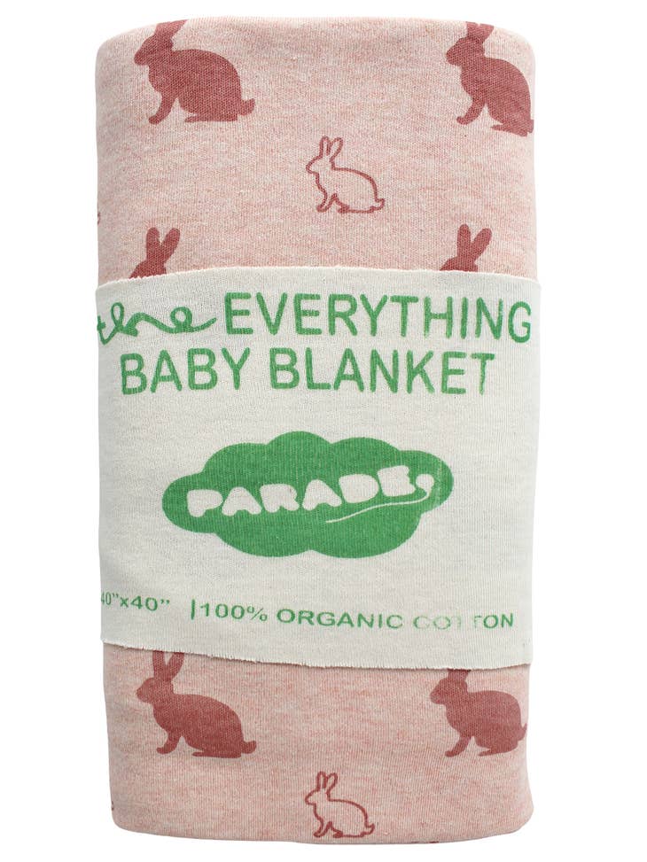 Everything Blanket - Pink Bunnies