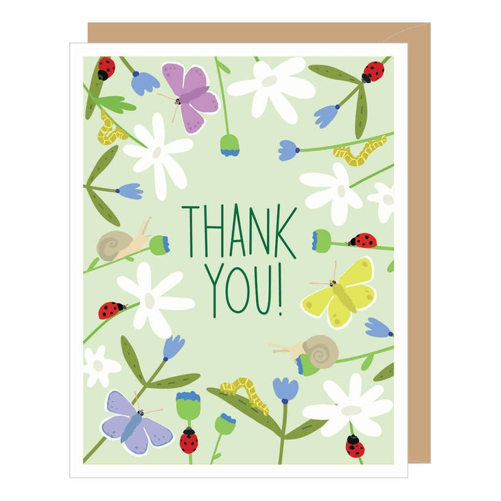 Lady Bug Thank You Card