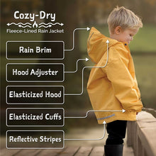 Load image into Gallery viewer, Cozy-Dry Waterproof Jacket - Yellow
