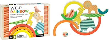 Wild Rainbow Wooden Balancing Game