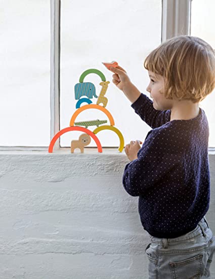 Wild Rainbow Wooden Balancing Game