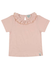 Load image into Gallery viewer, Ruffle Collar Tee - Pink
