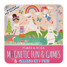 Load image into Gallery viewer, Rainbow Fairy Magnetic Fun &amp; Games Compendium
