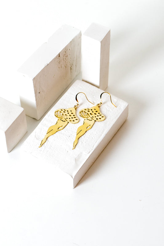 Amanita Mushroom Earrings