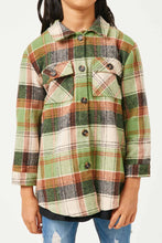 Load image into Gallery viewer, Plaid Long Length Button Up Shirt
