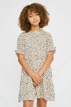 Load image into Gallery viewer, Abstract Dot Ruffle Tiered Dress
